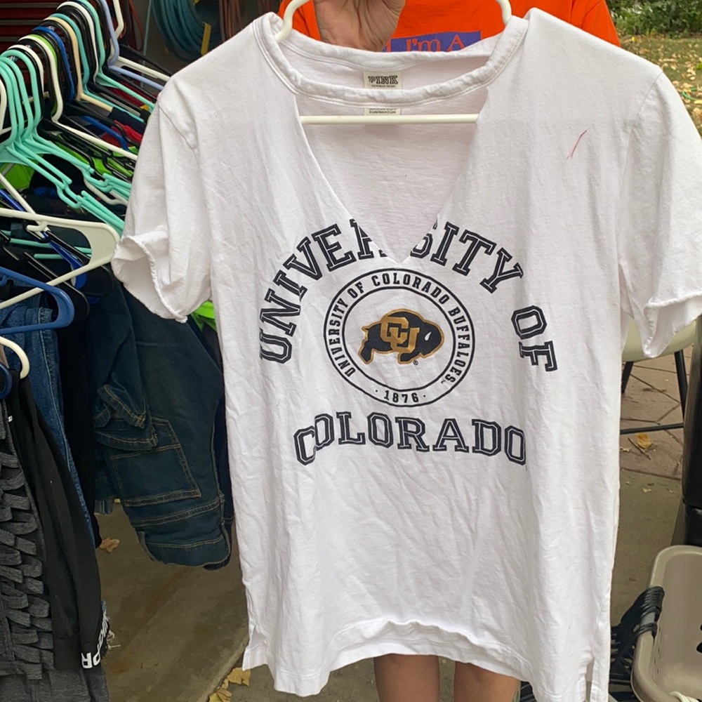 White CU BUFFS Tshirt